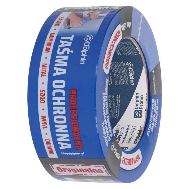 Taśma ochronna, Blue Dolphin, zewnętrzna, 48mm x 50m