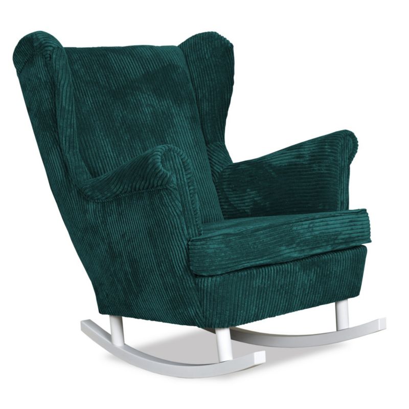 Fotel uszak do salonu bujany Family Meble Bonito zielony 1szt