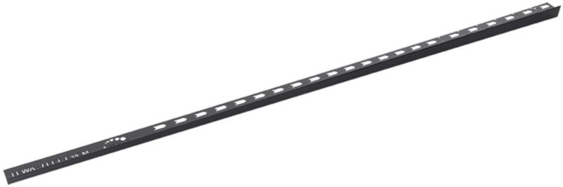 Listwa spadkowa Laveo 120 cm lewa stal nierdzewna czarna możliwość skracania 1 szt.