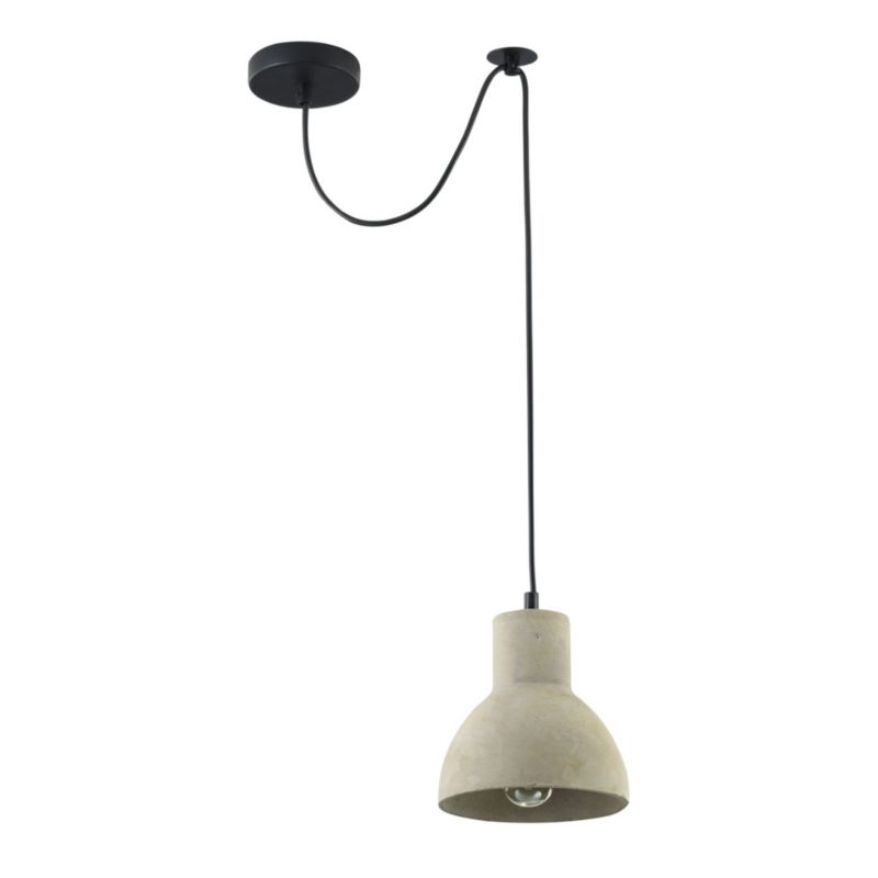 Lampa wisząca Maytoni Broni 0762 czarno-szara szerokość 16 cm 1xE27 x 1 szt.