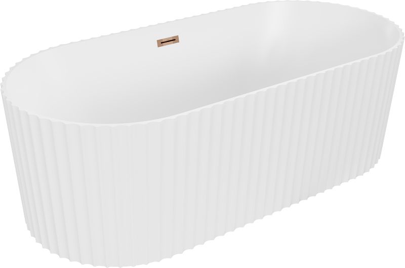 Wanna wolnostojąca Mexen Paola biała mat ryflowana 170x80 cm 52721708001-601 szt.
