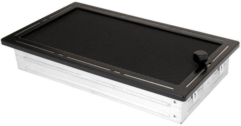 Kratka Parkanex Trend z żaluzją 16/32 cm czarny mat