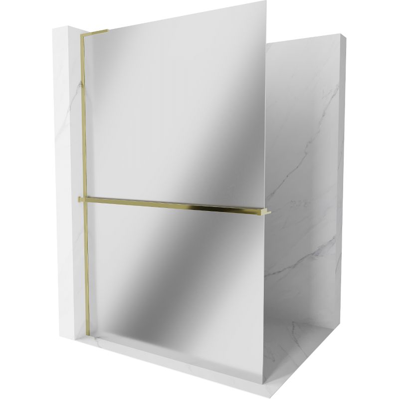 Ścianka prysznicowa Mexen Kioto+ lustro złoty 90x200 800-090-123-50-50 1 szt.