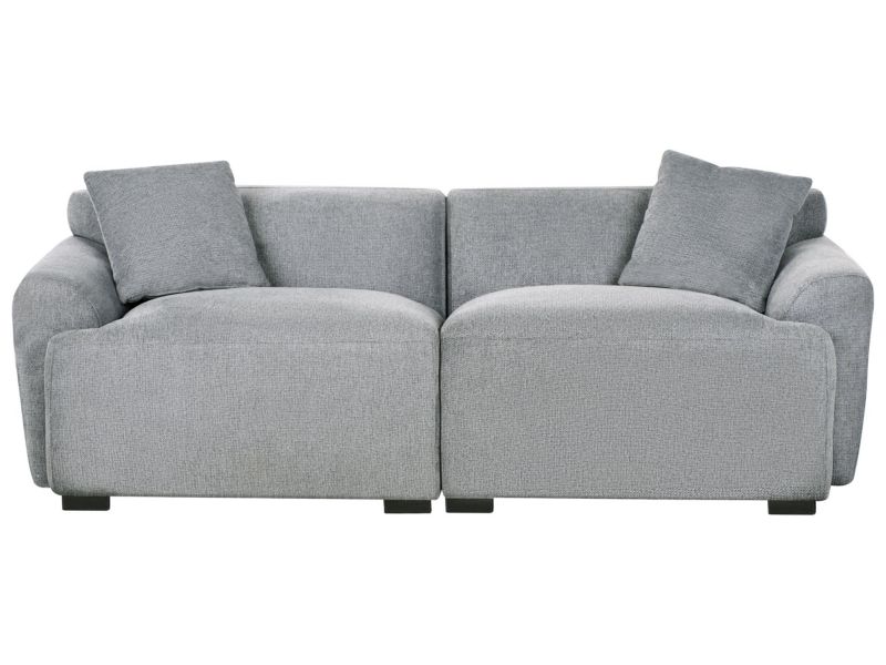 Sofa Korio Szary dla 3 osób 1 szt.