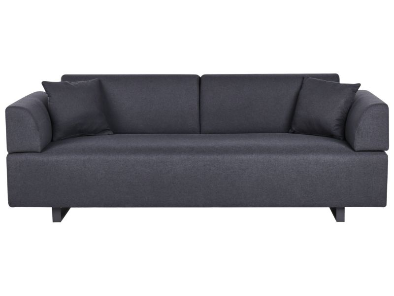 Sofa ze stolikami czarna Sokna 1 kpl