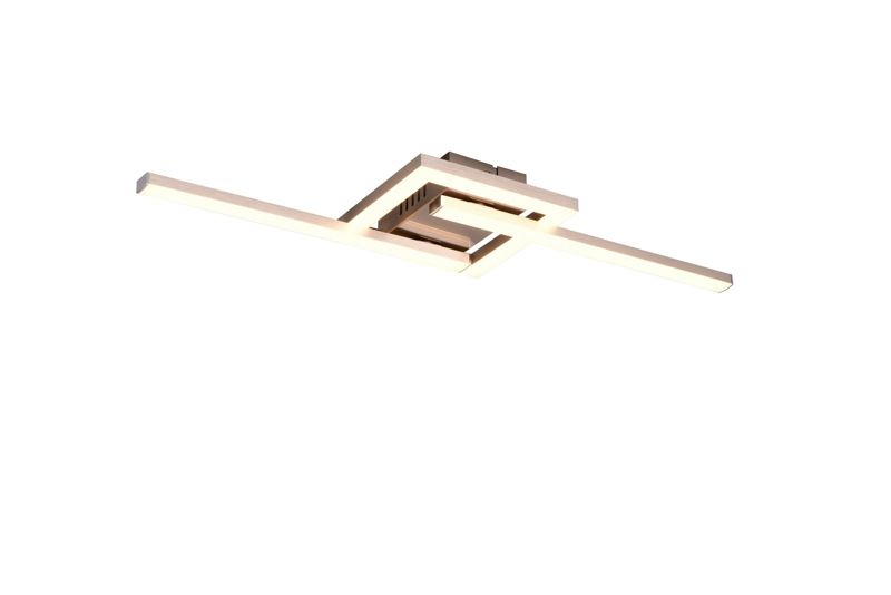 Lampa sufitowa wisząca RL Viale srebrno-odcienie srebra wym: 5 x 54 x 16 cm wbudowany LED 17W 1 szt.