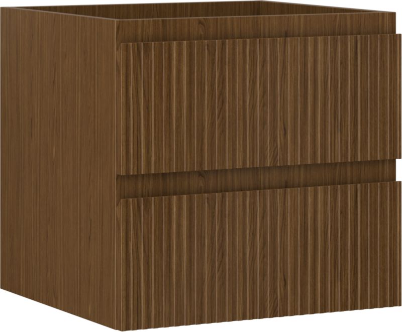 Szafka łazienkowa podumywalkowa Mexen Rivel orzech 50 cm 2 szuflady 1 szt.