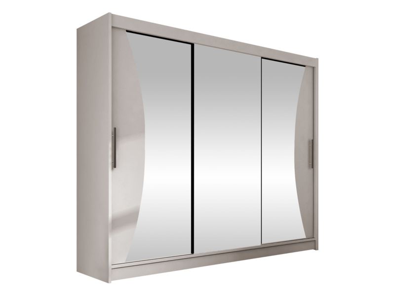 Szafa MIRJAN 24 z drzwiami przesuwnymi Aston IV kaszmir/lustro 1 szt.