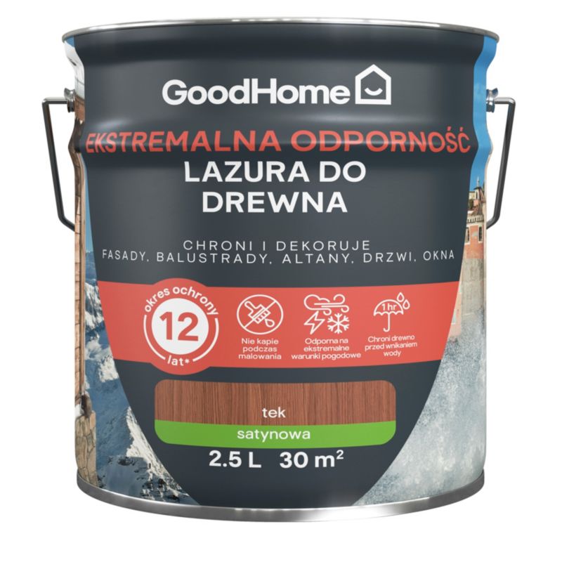 Lazura GoodHome 12 lat teak 2,5 l