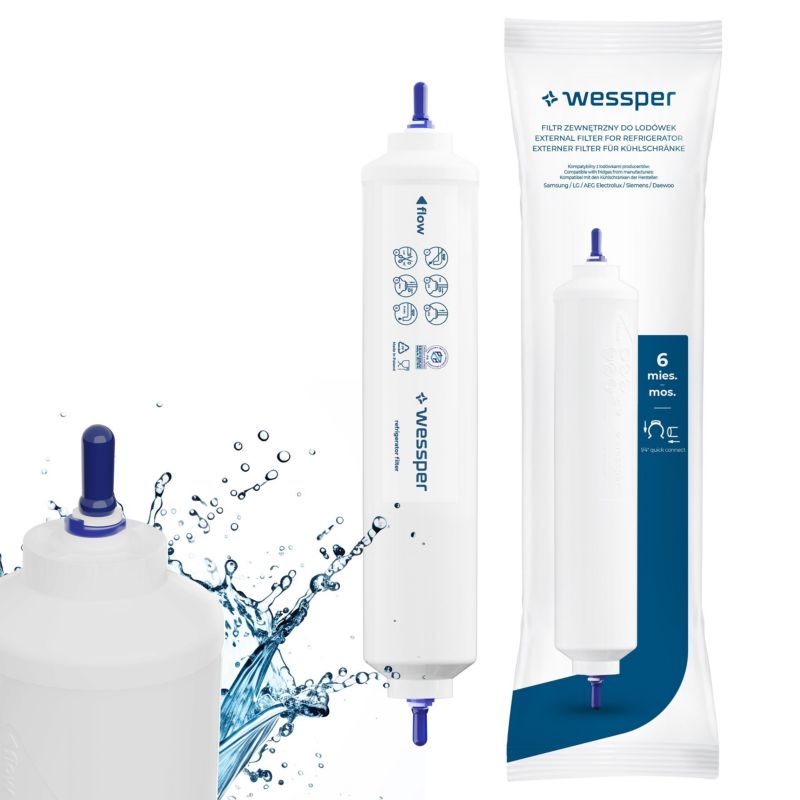 Filtr wody, Wessper, do lodówki, zamiennik do Samsung HAFEX/EXP DA29-10105j, węglowy, 1szt
