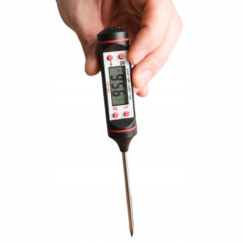 Termometr kuchenny, Sillar, elektroniczny, szpilkowy, LCD, z sondą, do żywności, 1szt