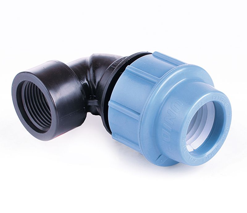 Kolano PE Pipelife z gwintem wewnętrznym 32 mm x 1"