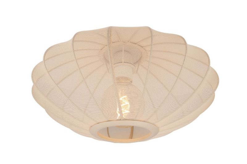 Lampa sufitowa Lucide Corina 1990 beżowa do sypialni 40 cm 1xE27 x 40W 1 szt.