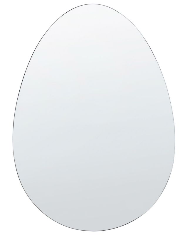 Lustro ścienne Montresor 50 cm 70 cm Srebrny 1 szt.