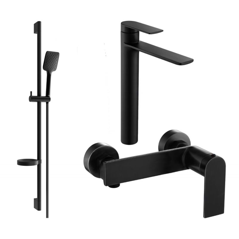 Zestaw prysznicowy Mexen Zero czarny 71114DS62-70 1 szt.