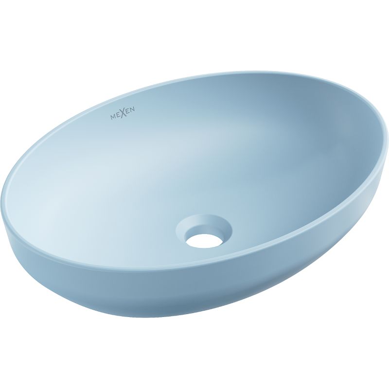 Umywalka nablatowa Mexen Cornelia błękitny 50x37 cm 1 szt.
