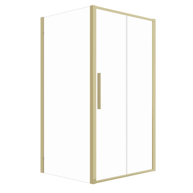 Kabina prysznicowa SEVANTE 90x80 prostokątna przesuwna PYRUS złota 1 szt.