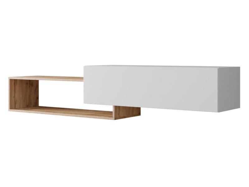 Szafka RTV MIRJAN 24 Soniro wotan/biały 1 szt.