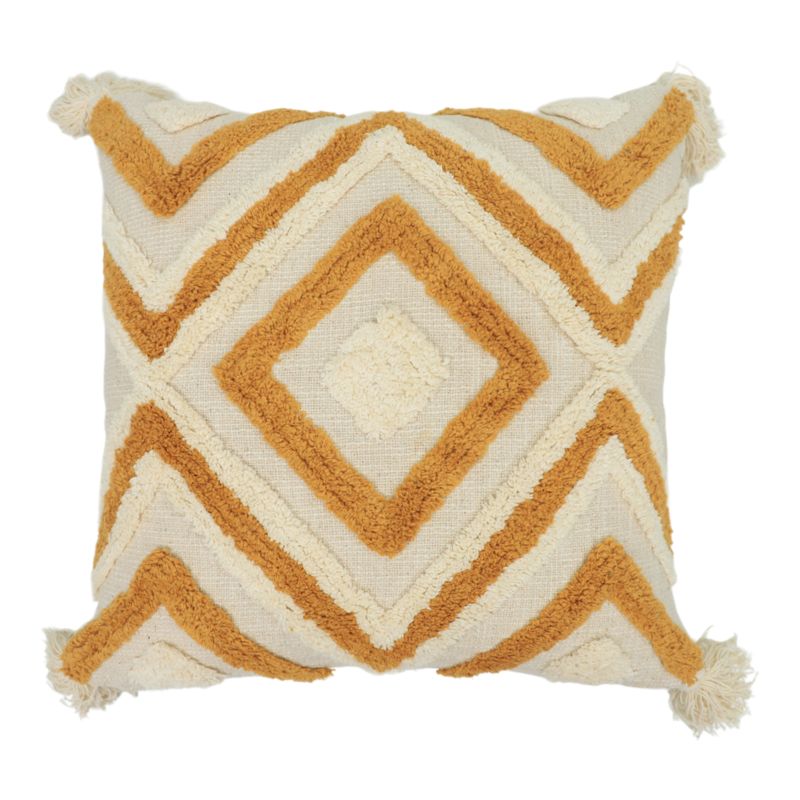 Poszewka GoodHome Diamond 45 x 45 cm toffi