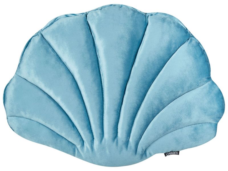 Poduszka dekoracyjna Consolida Welur Jednolity Błękitny 1 szt.