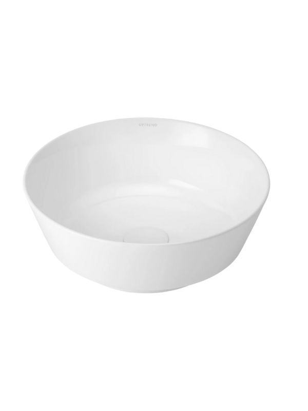 Umywalka nablatowa Uptrend PARIS biały połysk 1 szt.