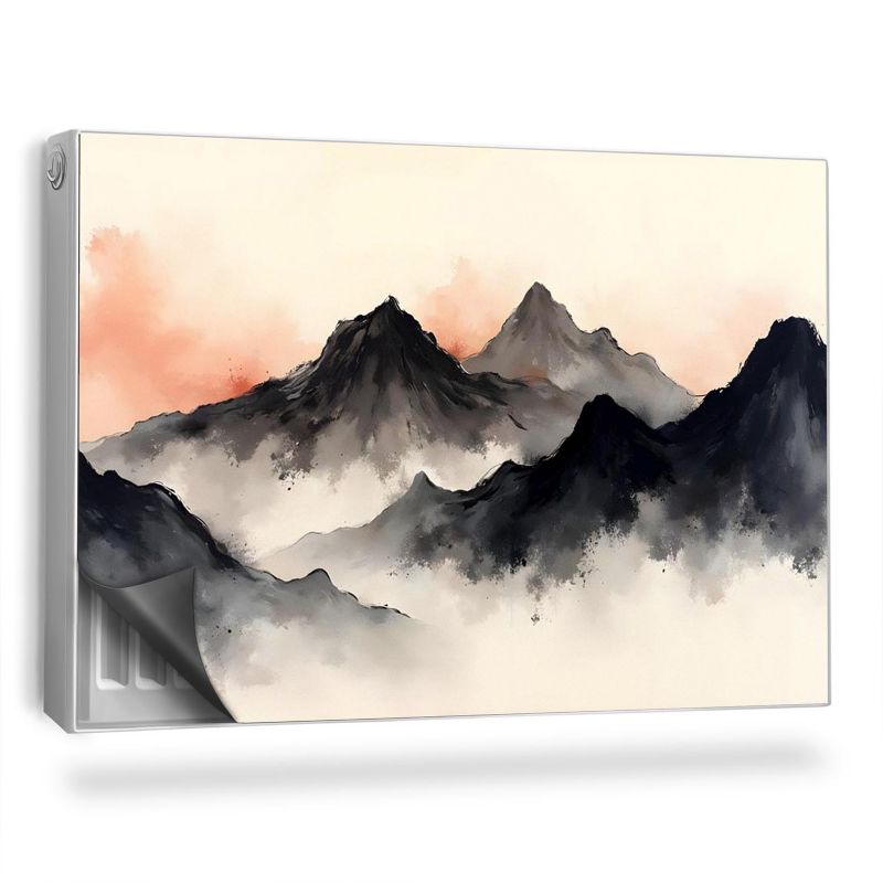 Ozdobny magnes na kaloryfer Wallfluent 90x60 cm Malowane skały 1 szt.