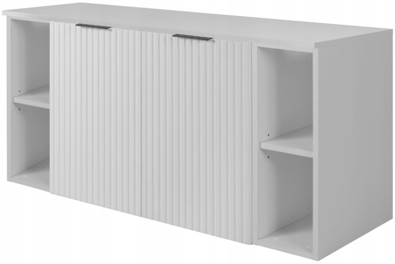 Szafka łazienkowa Furnidea 120 cm wisząca pod umywalkę biała mat Flow 1 szt.