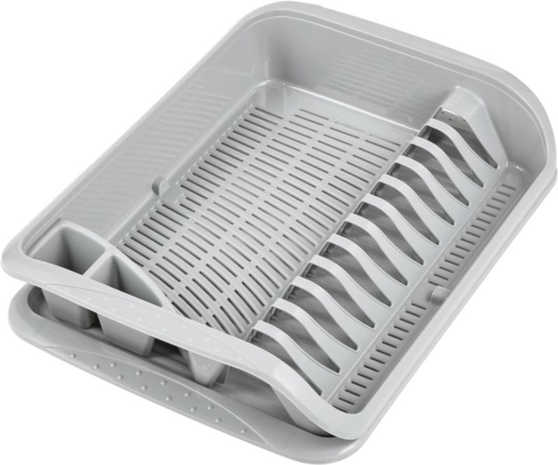 Suszarka do naczyń Keeeper Pierre 39,5x29,5x8 cm szary, tworzywo sztuczne, 1 szt.