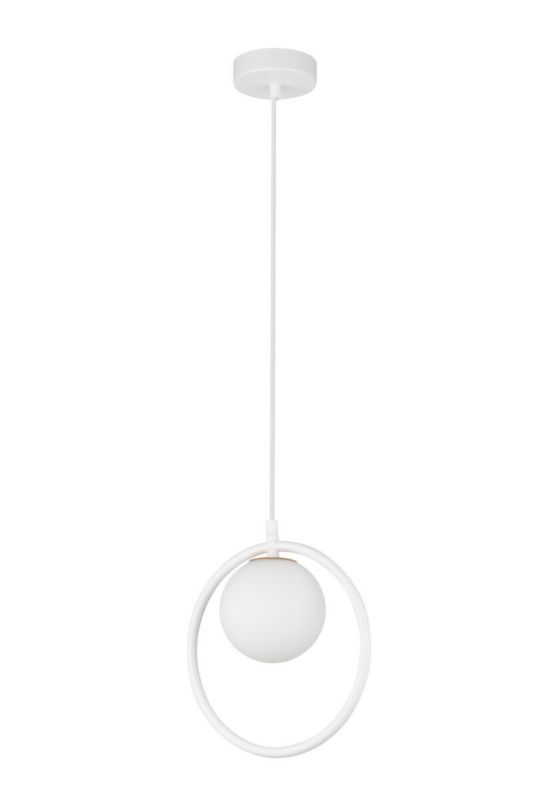 Lampa wisząca Sigma Lighting Aqua 0027 biała dekoracyjna 1xG9 x 1 szt.