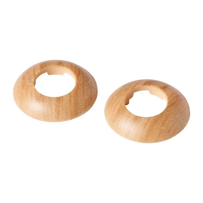 Rozeta maskująca PCV GoodHome śr. 16 mm dąb naturalny 2 szt.