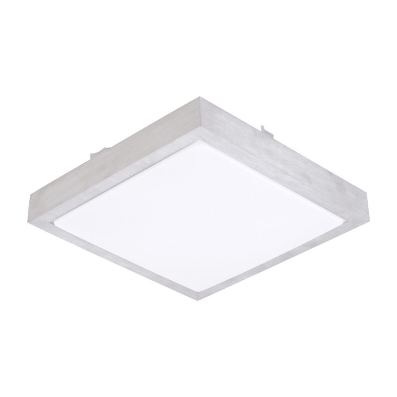 Plafon LED MasterLED Solen 18W 32,5 cm IP44 neutralna biel 4000K kwadratowy srebrny 1 szt.