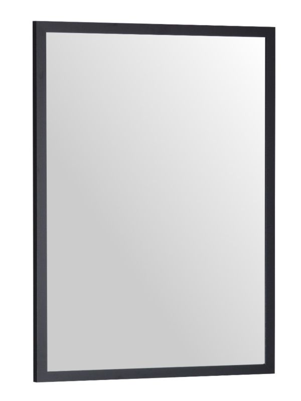 Lustro wiszące Profilmat 60x40 wąska rama czarna 1szt.
