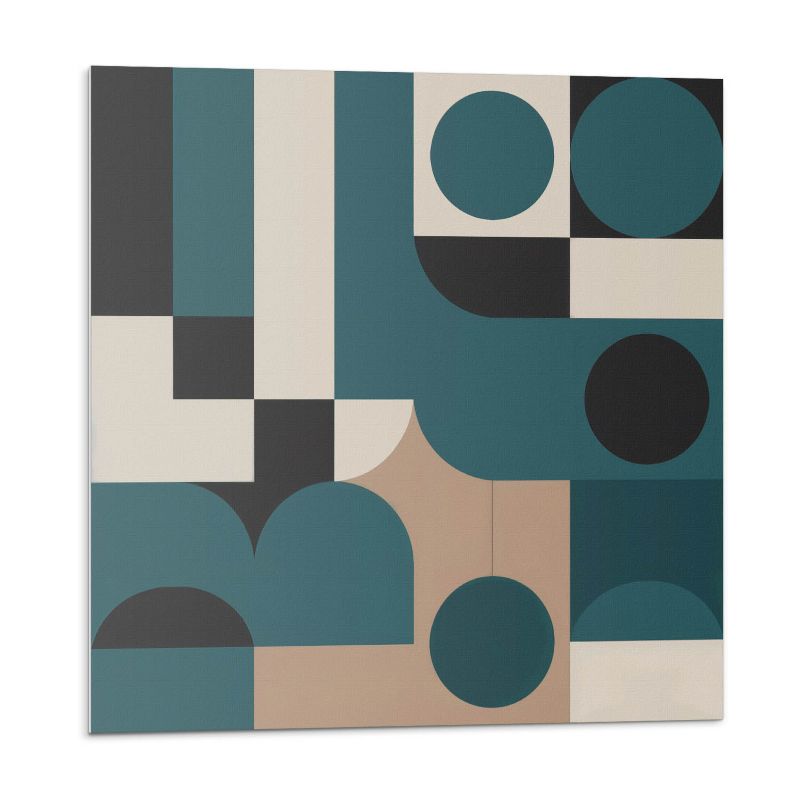 Kafelki samoprzylepne Wallfluent 30x30 cm Abstrakcyjne formy z unikalnymi kształtami 9 szt.