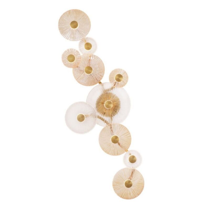 Kinkiet ścienny Maxlight Allure złoty matowy LED 43W 3000K 1450lm IP20 wym: 47 x 122 x 15 cm - 1 szt.