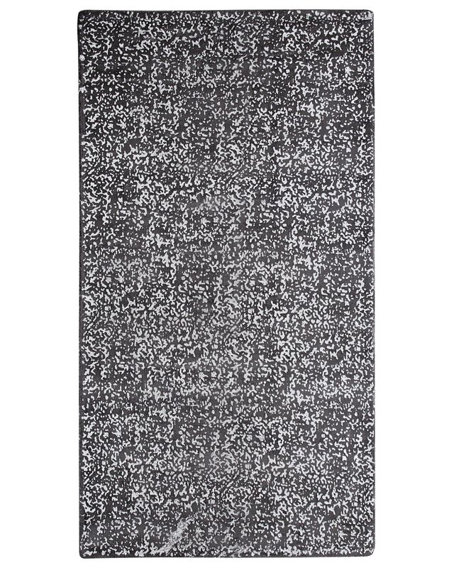 Dywan z wiskozy 80 x 150 cm szaro-srebrny Esel 1 szt.