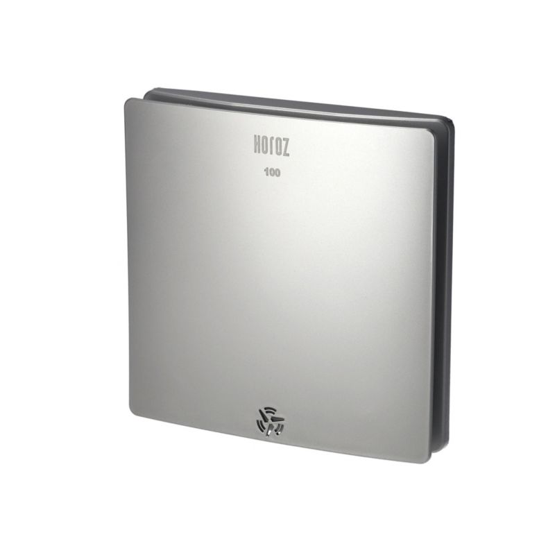 Wentylator HOROZ plastikowy FELIX 100 mm srebrny 1 szt.