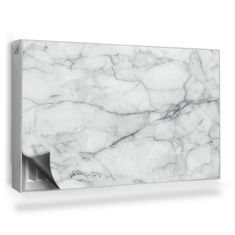 Dekoracyjna osłona mata na kaloryfer Wallfluent 100x60 cm Spękany marmur 1 szt.