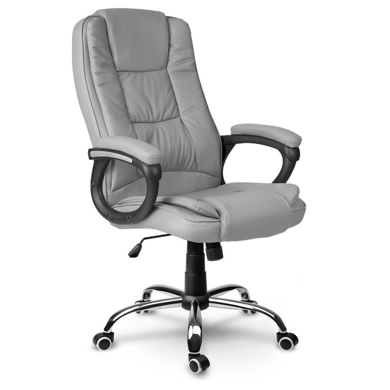 Fotel biurowy Sofotel Porto krzesło biurowe obrotowe chrom 1szt.