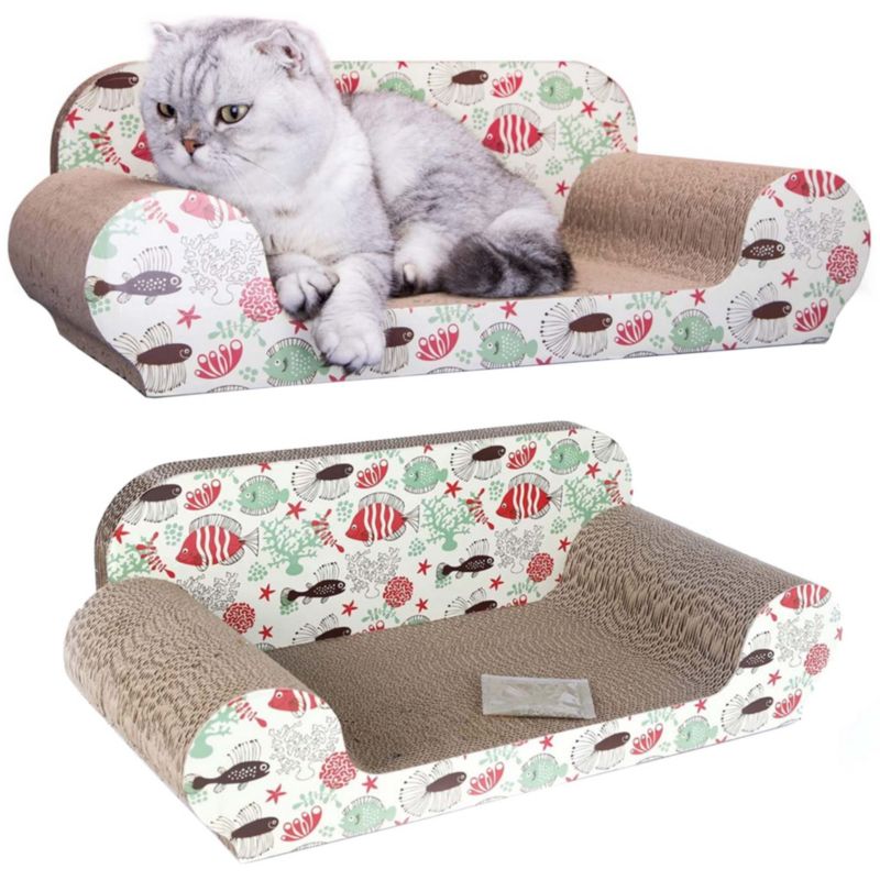 Drapak dla kota EDANTI z kocimiętką sofa 1 szt.