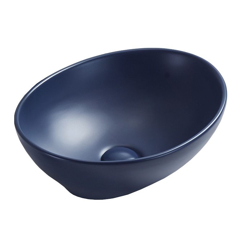 Umywalka nablatowa Mexen Elza granatowa 40,5x33 cm 1 szt.