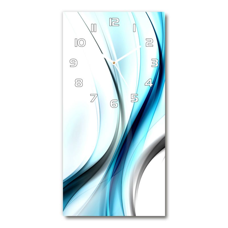Zegar szklany Tulup Abstrakcja 30x60 cm cichy 1 szt.