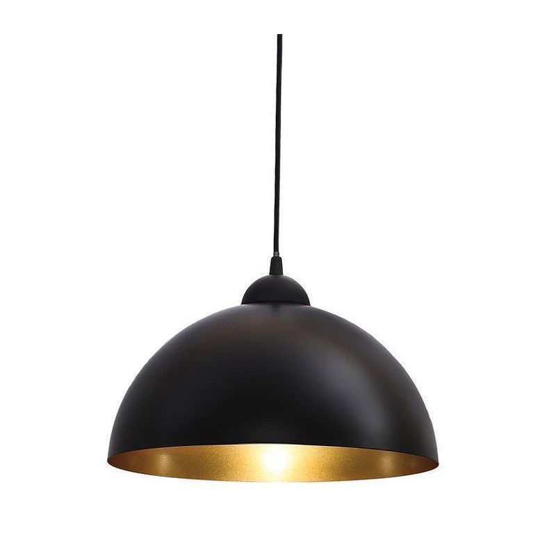 Lampa wisząca Abigali Round czarno-złota wym: 160 x 30 x 30 cm 1xE27 x 60W 1 szt.