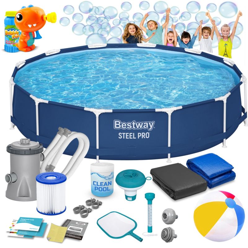 Basen ogrodowy stelażowy pompa 366x76 Bestway 56681-M 1szt.