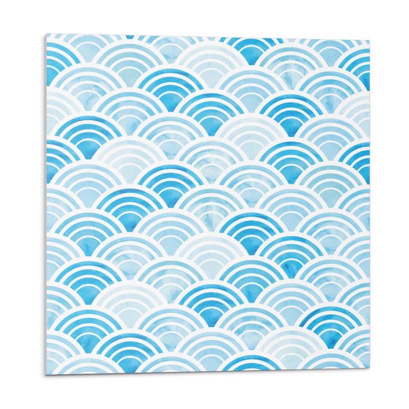 Kafelki samoprzylepne Wallfluent 50x50 cm Układ fal w zgodnej harmonii 4 szt.