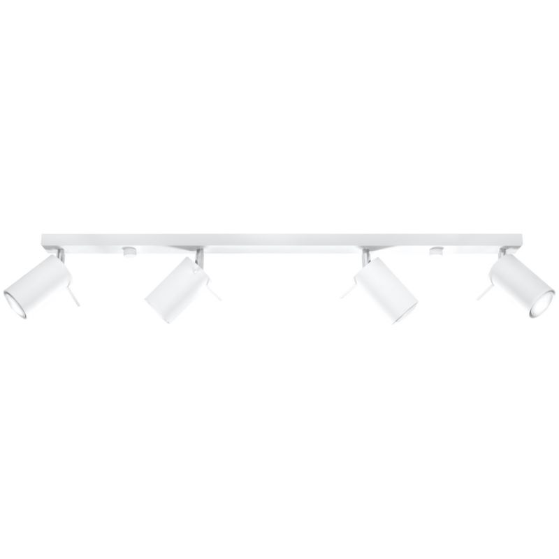 Reflektor sufitowy Sollux Lighting Ring biały chromowany 4 x GU10 x 40W IP20 wym: 80 x 6 cm - 1 szt.