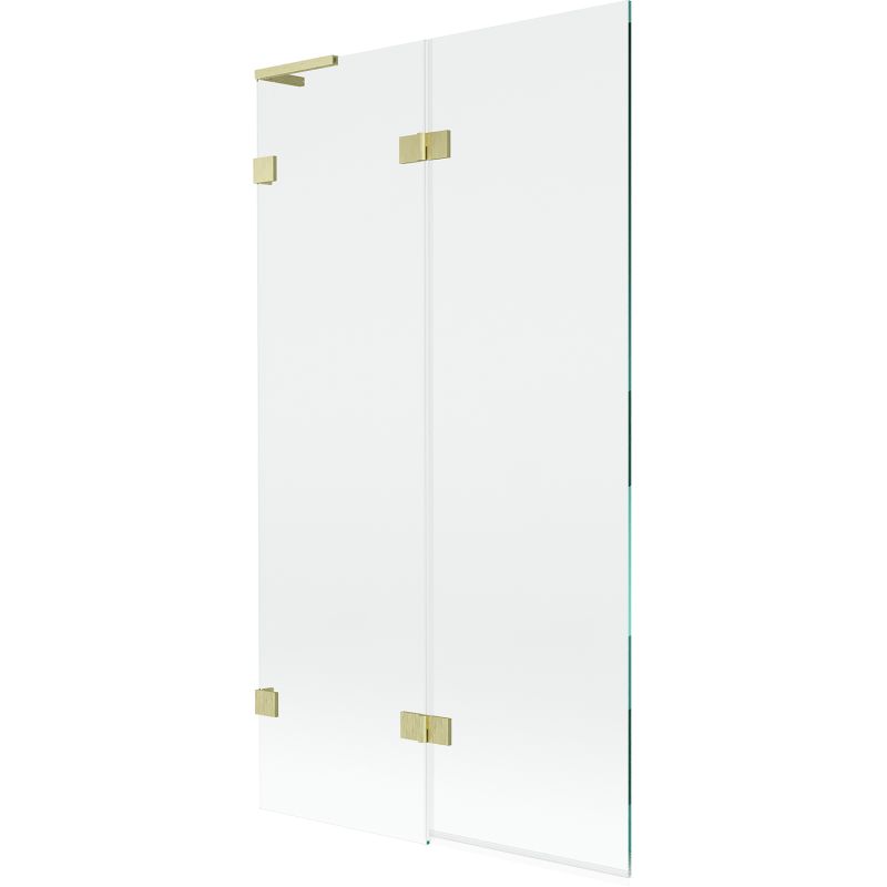 Parawan nawannowy 2-skrzydłowy Mexen Lunar L złoty szczotkowany 100x150 cm 1 szt