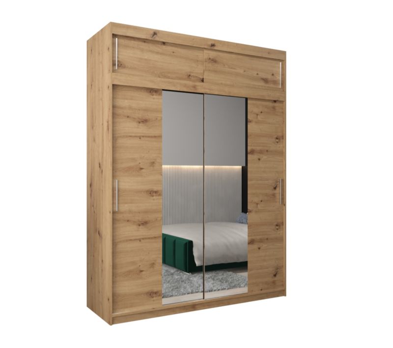 Szafa przesuwna Garderoba Abiks Tokyo 1 180 artisan + artisan z nadstawką 1 szt.