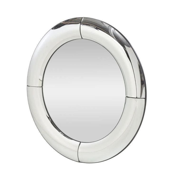 Lustro Halmar dekoracyjne MOON 80x80cm srebrne 1 szt