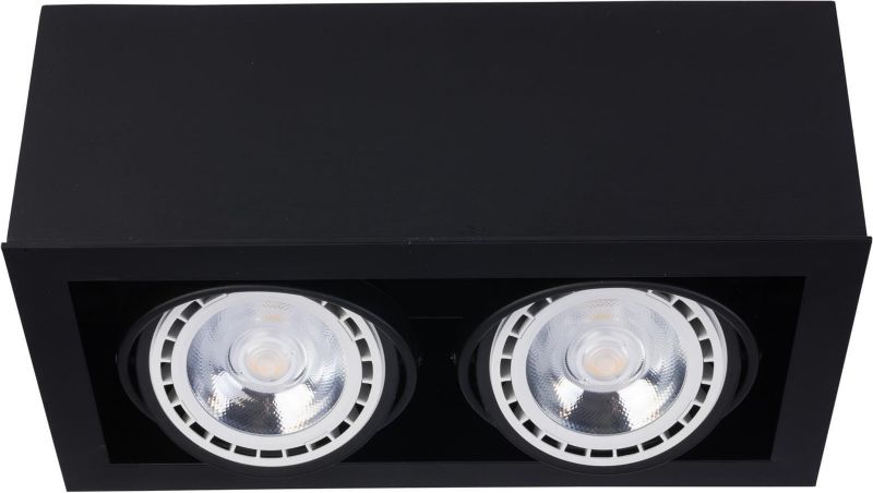 Reflektor spot Nowodvorski Lighting Box czarny 2 x ES111 x 15W IP20 wym: 35,4 x 19 cm - 1 szt.