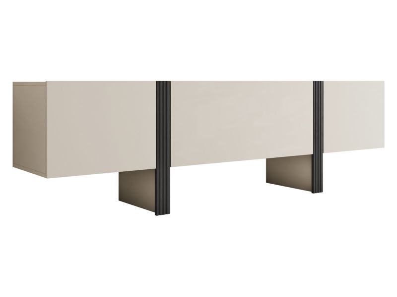 Szafka RTV MIRJAN 24 Tore 01 kaszmir + czarny 1 szt.